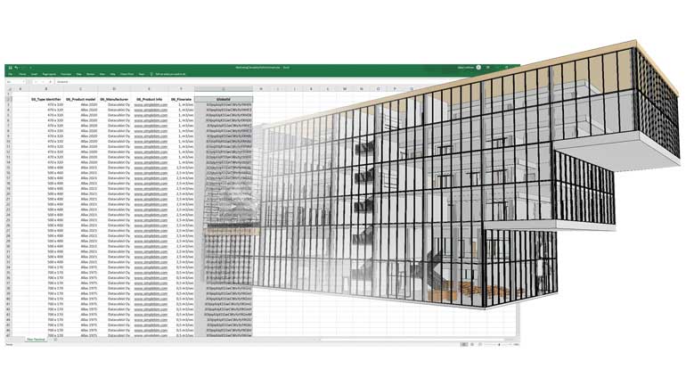 bimsheet import data from Excel